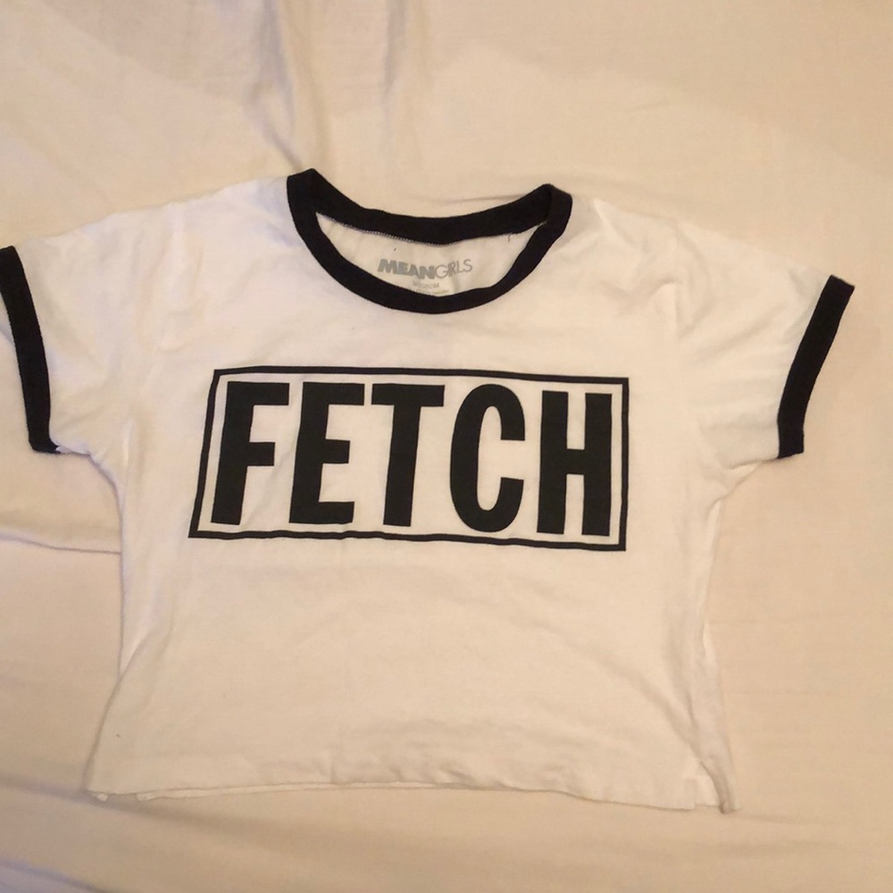 Black and white crop top